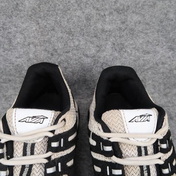 Avia Shoes Womens 8 Athletic Trainers Casual Active Walking Comfort Black White - Picture 3 of 12
